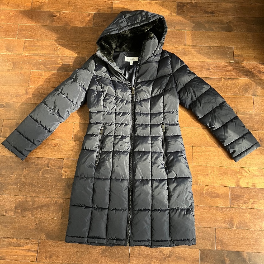 Calvin Klein Coat - Navy Blue- NWOT